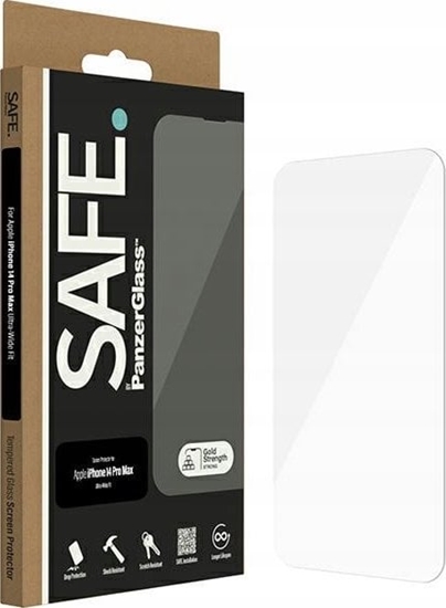 Picture of PanzerGlass SAFE by Screen Protector Apple iPhone 14 Pro Max | Ultra-Wide Fit |