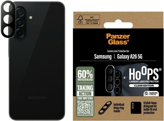 Изображение Szko hartowane na obiektyw PanzerGlass   Hoops Lens Protector do Samsung Galaxy A26 5G przezroczysty