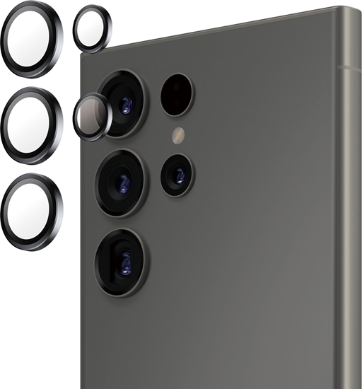 Picture of PanzerGlass Hoops Black  Lens Protector Samsung  S25 Ultra