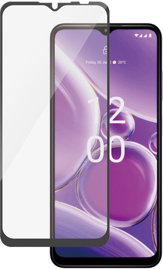Изображение PanzerGlass Ultra-wide Fit tempered glass, Nokia G42 5G, black frame