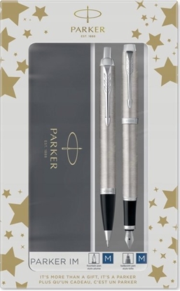 Attēls no Parker IM Brushed Metal C.C. DuoSet incl. Gift Box