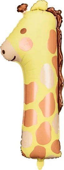 Picture of Party Deco Balon foliowy 1 yrafa 42x90cm