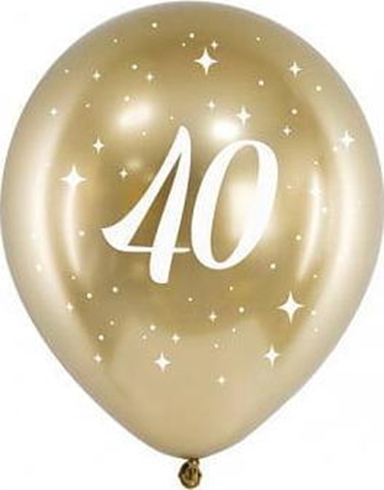 Picture of PartyDeco Balony Glossy 30cm, 40, zoty one size