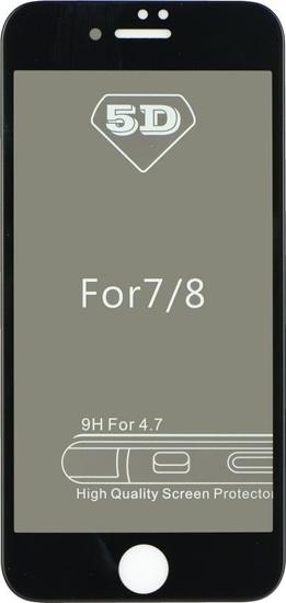 Picture of Partner Tele.com 5D Full Glue Tempered Glass - do Iphone 7 / 8   4,7 Privacy czarny