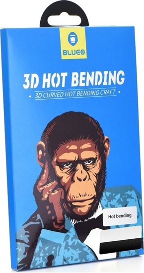 Изображение Partner Tele.com Szko Hartowane 5D Mr. Monkey Glass - APP IPHO XS czarny (Strong HD)