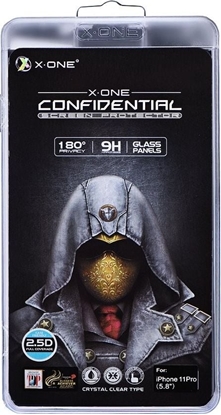 Attēls no Partner Tele.com Szko hartowane X-ONE Full Cover Extra Strong Privacy - do iPhone 11 Pro (full glue) czarny