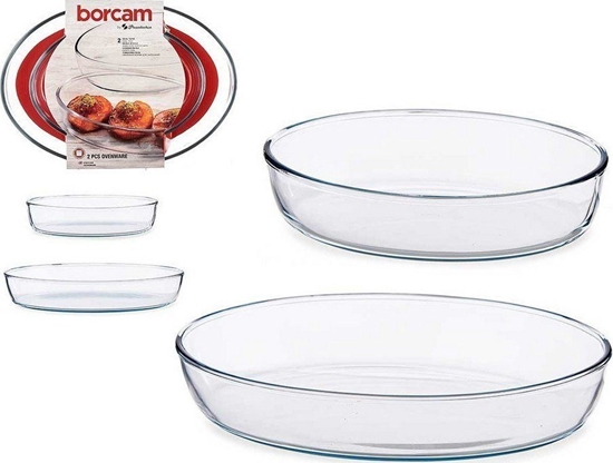 Picture of Pasabahce Naczynie aroodporne owalne przezroczyste 2 szt.