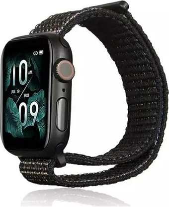 Изображение Pasek do smartwatcha Beline Nylon do Apple Watch 42/45/45/49mm czarny /black