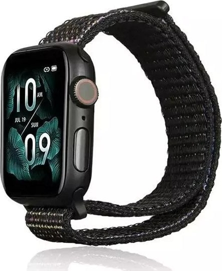 Изображение Pasek do smartwatcha Beline Nylon do Apple Watch 42/45/45/49mm czarny /black