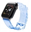 Изображение Pasek silikonowy bransoleta bransoletka Strap Light do zegarka Apple Watch 42 / 44 mm - niebieski