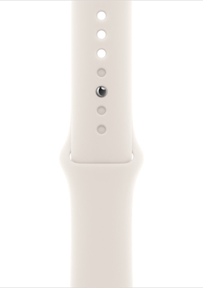 Изображение Pasek sportowy w kolorze księżycowej poświaty do koperty 46 mm - rozmiar S/M