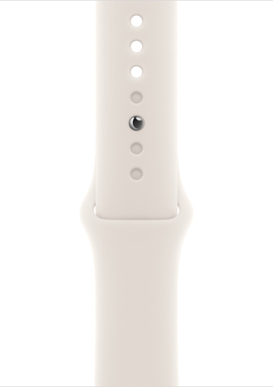 Изображение Pasek sportowy w kolorze księżycowej poświaty do koperty 46 mm - rozmiar S/M