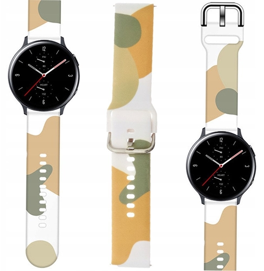 Изображение Pasek Strap Moro do Samsung Galaxy Watch 45 / 46 / 47 mm silikonowa bransoletka opaska do zegarka - wzór 6