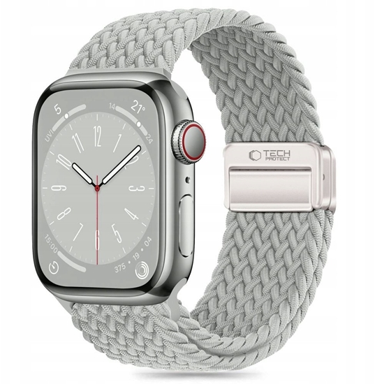 Picture of Pasek Tech-Protect Nylonmag Apple Watch 6 / 7 / 8 / 9 / 10 / SE 40/41/42mm Stone