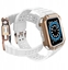 Attēls no Pasek z etui ochronnym Protect Strap Band do Apple Watch 38 / 40 / 41 mm opaska obudowa pancerna - biay, róowe zoto