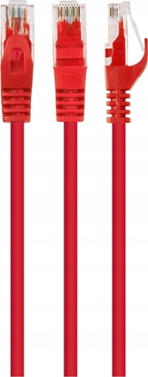 Attēls no PATCH CABLE CAT6 UTP 1.5M/RED PP6U-1.5M/R GEMBIRD
