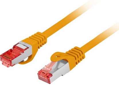 Изображение PATCHCORD KAT.6 S/FTP LSZH CU 10M POMARACZOWY FLUKE PASSED LANBERG