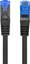 Picture of Lanberg | Patch Cord cat. 6 FTP | PCF6A-10CC-0025-BK | S/FTP | S/FTP shielding type – Aluminium braid on wire and each pair foiled additionally. The coating is made of low-smoke and Halogen-free materials (LSZH). Category compliance confirmed by Fluke tes