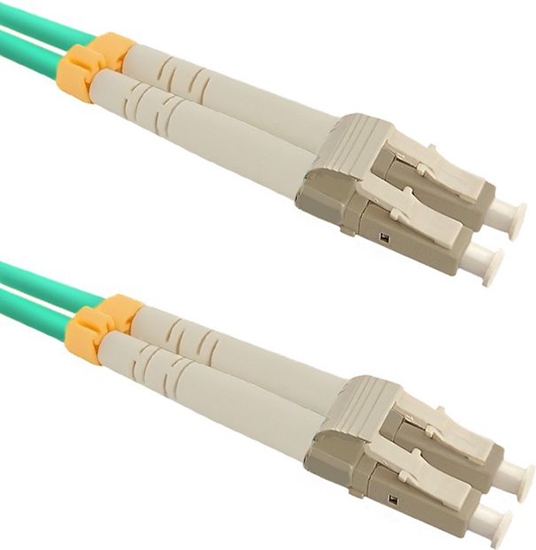 Изображение Patchcord światłowodowy LC/UPC-LC/UPC | MM | 50/125 | OM3 | 1m