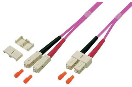 Picture of Patchcord wiatowodowy OM4 50/125 MM SC-SC Duplex 2m