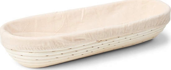 Изображение Patisse Koszyk wiklinowy owalny z pótnem 28x13cm -