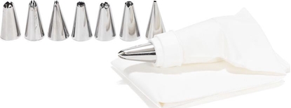 Picture of Patisse zestaw dekoracyjny + worek na rury 33 cm biaa stal nierdzewna 9-czciowy