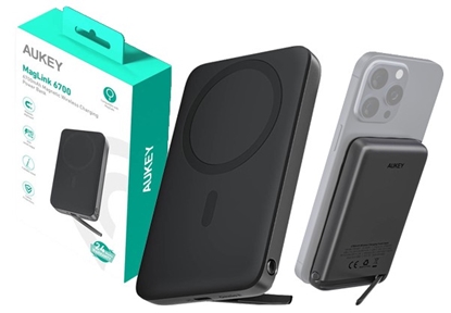 Attēls no PB-MS01 MagSafe PowerBank 6700mAh 20W LED USB-C