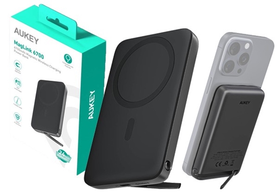 Picture of PB-MS01 MagSafe PowerBank 6700mAh 20W LED USB-C