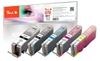 Picture of Peach PI100-293 ink cartridge 5 pc(s) Black, Cyan, Magenta, Photo black, Yellow