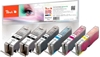 Изображение Peach PI100-294 ink cartridge 6 pc(s) Black, Cyan, Magenta, Photo black, Yellow