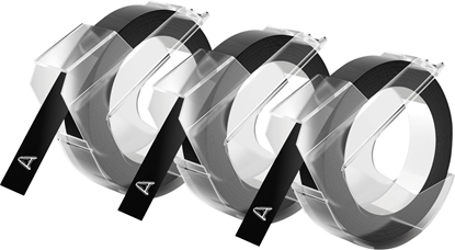 Picture of Pelikan Schriftband 91201 für DYMO schwarz auf weiß kompatibel