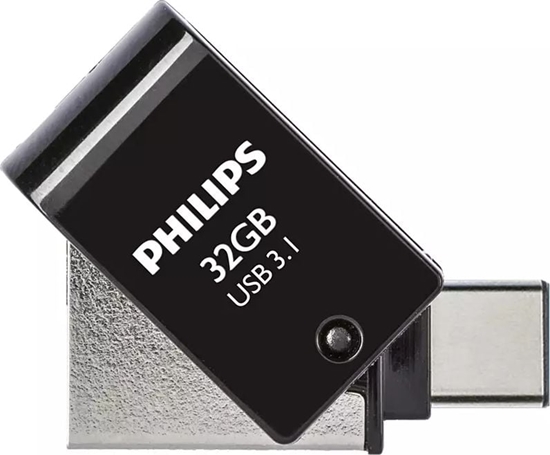 Picture of Philips 2 in 1 OTG          32GB USB 3.1 + USB C Midnight Black