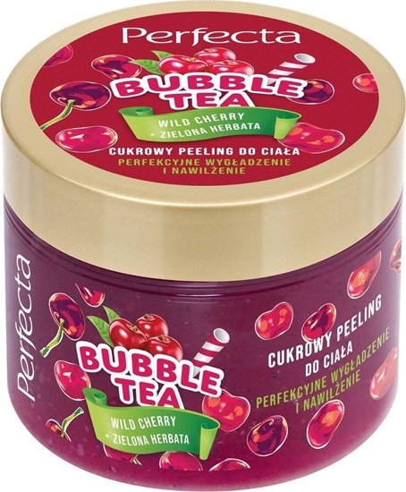 Picture of Perfecta Perfecta Bubble Tea cukrowy peeling do ciaa Wild Cherry 300g