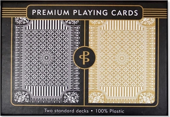 Picture of Peter Pauper Press Karty do gry Czarne/Zote