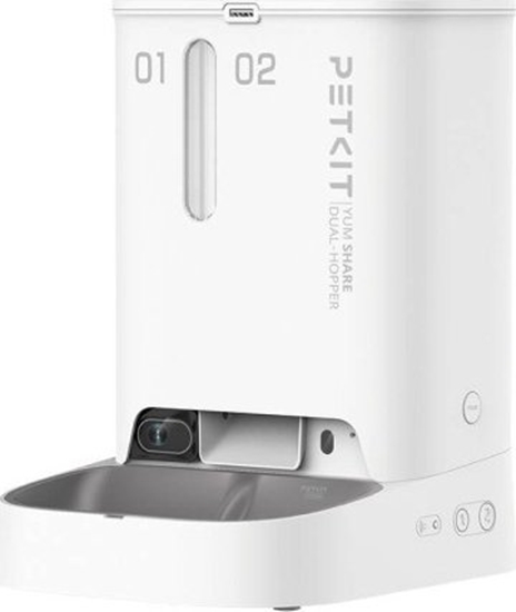 Picture of PETKIT | Feeder with Camera | P591 YumShare Dual-hopper | Capacity 2+3 L | White