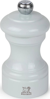 Picture of Peugeot Bistro pepper mill 10 cm pearl grey painted wood