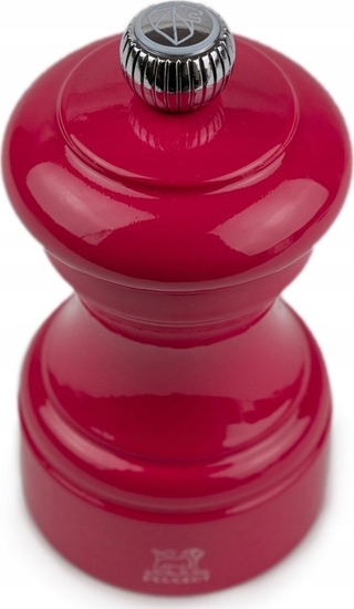 Picture of Peugeot Bistro salt mill 10 cm candy pink lacquered wood