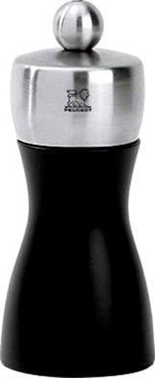 Изображение Mynek do przypraw Peugeot Peugeot FIDJI pepper mill beech wood matt black 12 cm