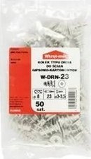 Picture of PGB KOEK NYLONOWY W-DRN-23 DO MOCOWANIA W PYTACH KARTONOWO-GIPSOWYCH TYPU DRIVA 50szt. WOREK