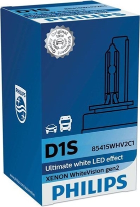 Attēls no Philips ARÓWKA XENONOWA D1S 85V/35W +120% 5000K PHILIPS WHITEVISION GEN2