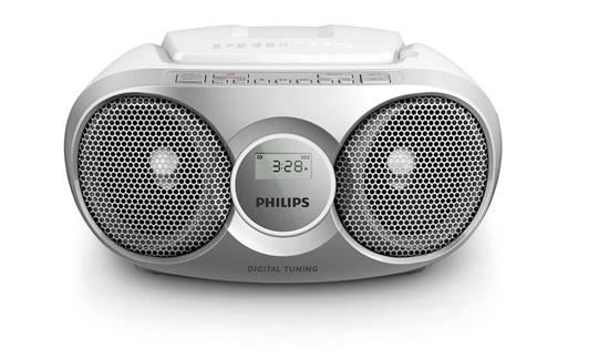 Изображение Philips AZ215S/12 portable stereo system 3 W FM Silver