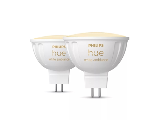 Изображение Philips Hue WA 12V MR16, 2pcs pack | GU5.3 | 5.1 W | Warm to cool white light