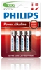 Picture of Philips Power Alkaline Battery LR03P4B/10