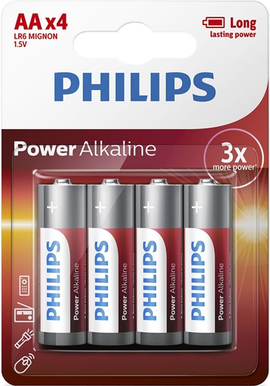 Picture of Philips Power Alkaline Battery LR6P4B/10