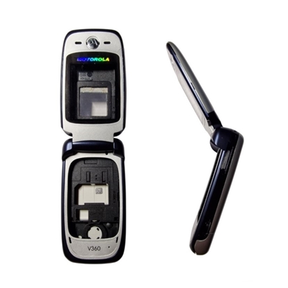 Изображение Pilna korpusa aizsargapvalks Motorola V360 Silver Blue