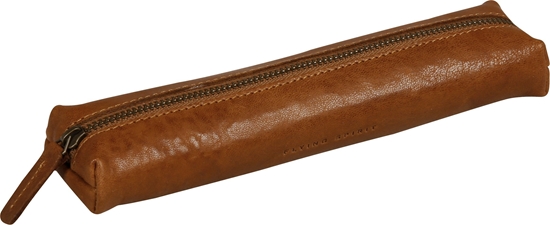 Picture of Piórnik Clairefontaine Flying Spirit Læderpenalhus slim Cognac 19x4x2,5cm