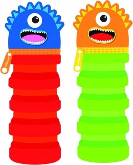 Picture of Piórnik Keyroad Piórnik silikonowy KEYROAD, potwory, tuba, mix kolorów