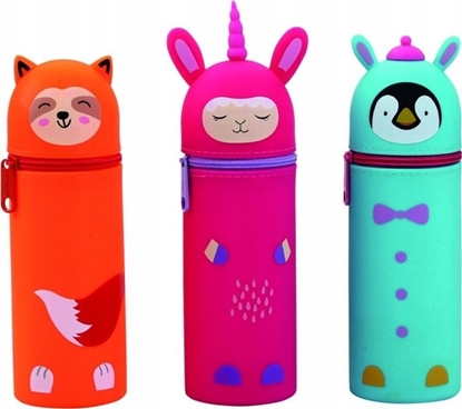 Attēls no Piórnik Keyroad Piórnik silikonowy KEYROAD, zwierzaki tuba, mix kolorów