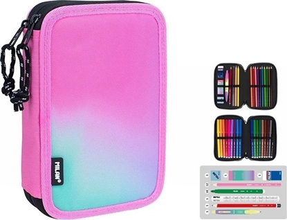 Изображение Piórnik Milan Piórnik 2 poz. z wyposaeniem Sunset róowy MILAN