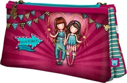 Изображение Piórnik Santoro PODWÓJNY PIÓRNIK, KOSMETYCZKA, SASZETKA - GORJUSS - FIREWORKS